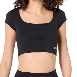 NEW Reebok Women's Classics Wardrobe Essentials Tee Black Large